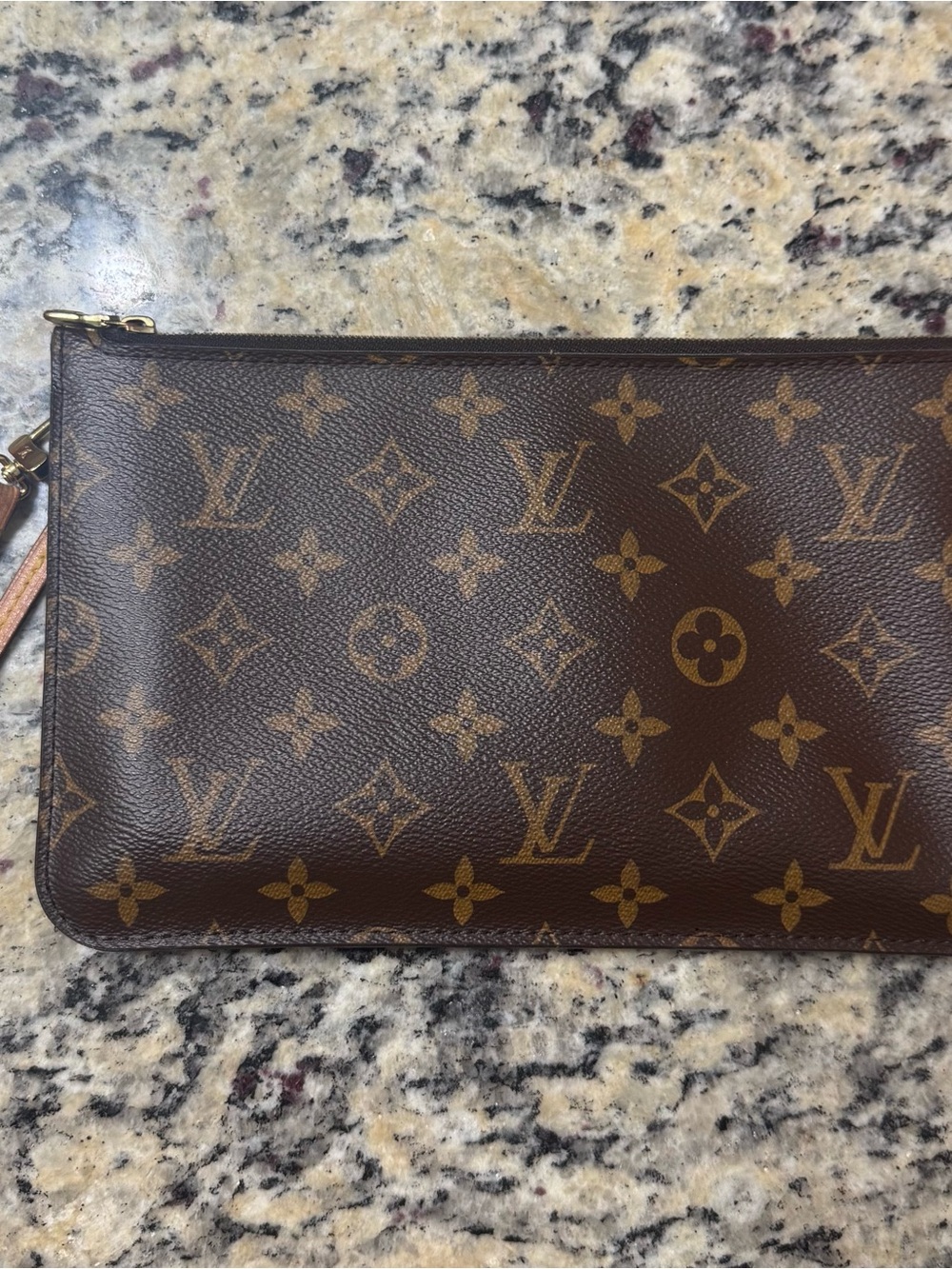 Louis Vuitton Monogram Canvas Toiletry Pouch in Brown